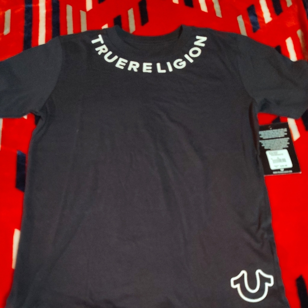 True Religion Black Kids T-Shirt